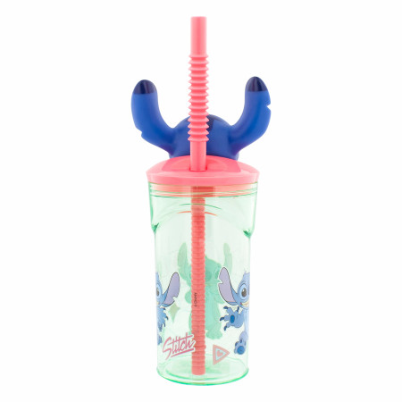 Lilo & Stitch 3D Stitch Straw Tumbler